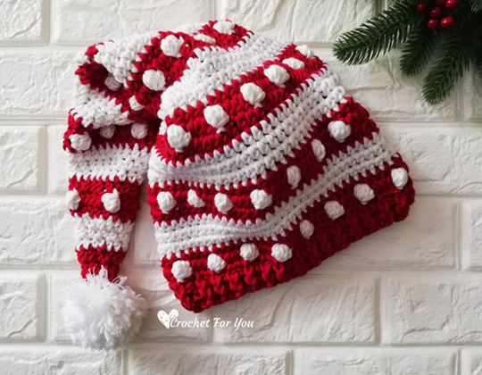crochet christmas hats