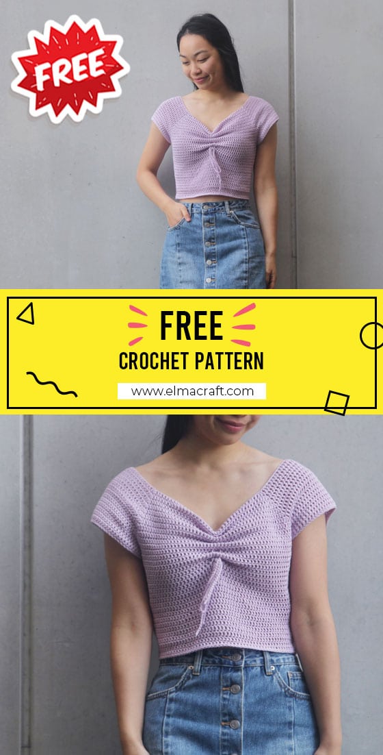 Ready, Set, Summer! 25 Gorgeous Crochet Top Patterns - Elma Craft