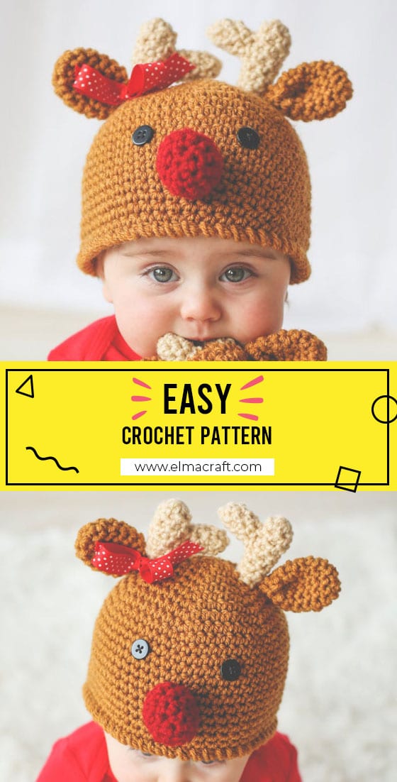 25 Festive Christmas Beanies to Crochet This Year - Elma Craft